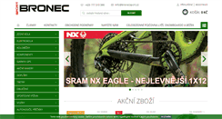 Desktop Screenshot of bronecsport.cz