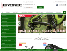 Tablet Screenshot of bronecsport.cz